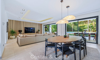 Modern luxury villa for sale in a contemporary architectural style, walking distance from Puerto Banus, Marbella 788877 