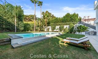 Modern luxury villa for sale in a contemporary architectural style, walking distance from Puerto Banus, Marbella 788886 