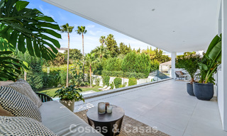 Modern luxury villa for sale in a contemporary architectural style, walking distance from Puerto Banus, Marbella 788894 