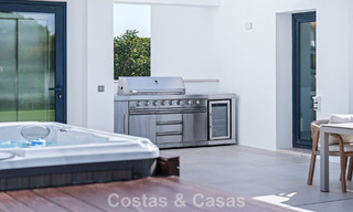 Modern luxury villa for sale in a contemporary architectural style, walking distance from Puerto Banus, Marbella 788910 