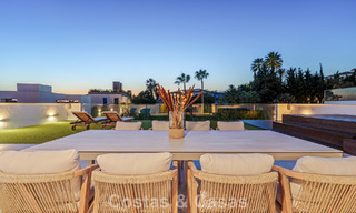 Modern luxury villa for sale in a contemporary architectural style, walking distance from Puerto Banus, Marbella 788914 