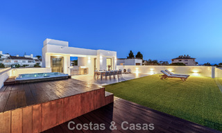 Modern luxury villa for sale in a contemporary architectural style, walking distance from Puerto Banus, Marbella 788916 