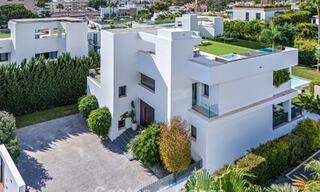 Modern luxury villa for sale in a contemporary architectural style, walking distance from Puerto Banus, Marbella 788923 