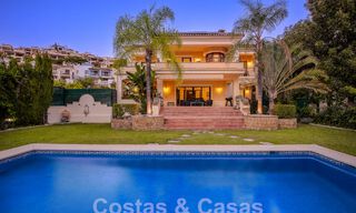 Timeless luxury villa with Andalusian charm for sale surrounded by golf courses in Marbella - Benahavis 59689 