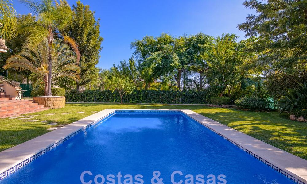 Timeless luxury villa with Andalusian charm for sale surrounded by golf courses in Marbella - Benahavis 59696
