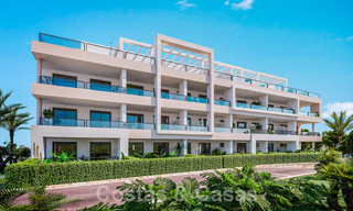 Modern frontline golf apartments with sea views for sale in Mijas - Costa del Sol 59478 