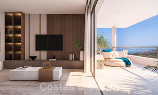 Modern frontline golf apartments with sea views for sale in Mijas - Costa del Sol 59481 