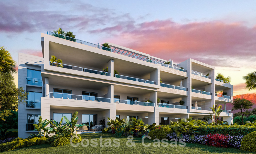 Modern frontline golf apartments with sea views for sale in Mijas - Costa del Sol 59482