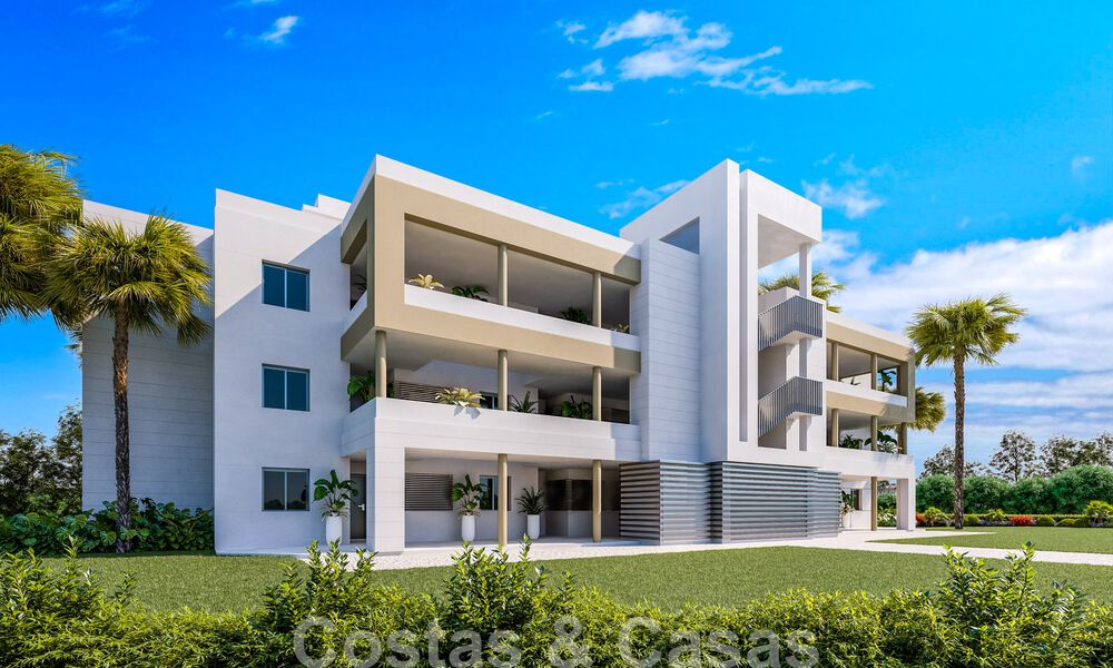 Modern frontline golf apartments with sea views for sale in Mijas - Costa del Sol 59484