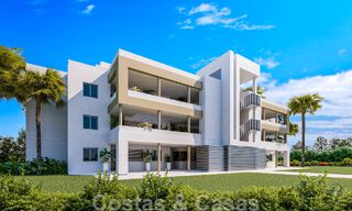 Modern frontline golf apartments with sea views for sale in Mijas - Costa del Sol 59484 