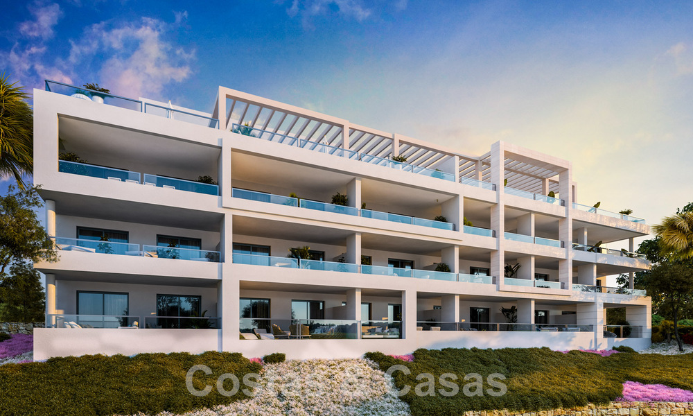 Modern frontline golf apartments with sea views for sale in Mijas - Costa del Sol 59485