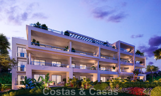 Modern frontline golf apartments with sea views for sale in Mijas - Costa del Sol 59487 