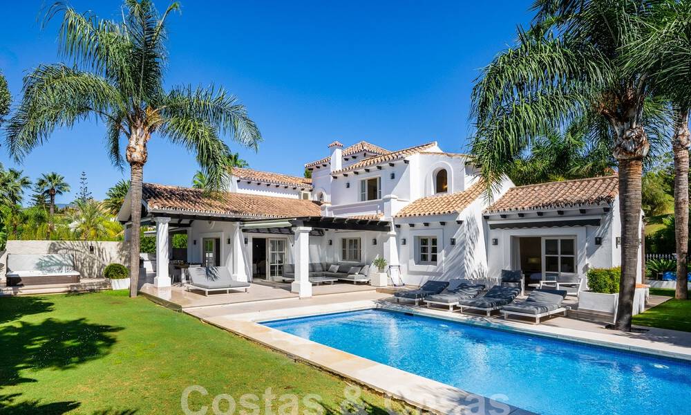 Contemporary Andalusian luxury villa for sale in high-end golf surroundings in Nueva Andalucia, Marbella 59936