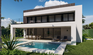 Energy-efficient new-build villas for sale with panoramic sea views in Mijas, Costa del Sol 60045 