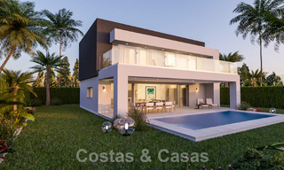 Energy-efficient new-build villas for sale with panoramic sea views in Mijas, Costa del Sol 60049 