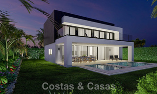 Energy-efficient new-build villas for sale with panoramic sea views in Mijas, Costa del Sol 60057 