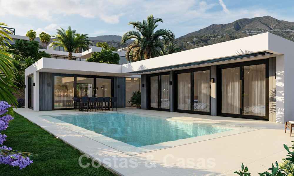 Energy-efficient new-build villas for sale with panoramic sea views in Mijas, Costa del Sol 60064