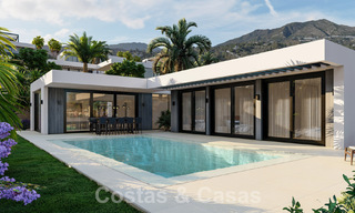 Energy-efficient new-build villas for sale with panoramic sea views in Mijas, Costa del Sol 60064 