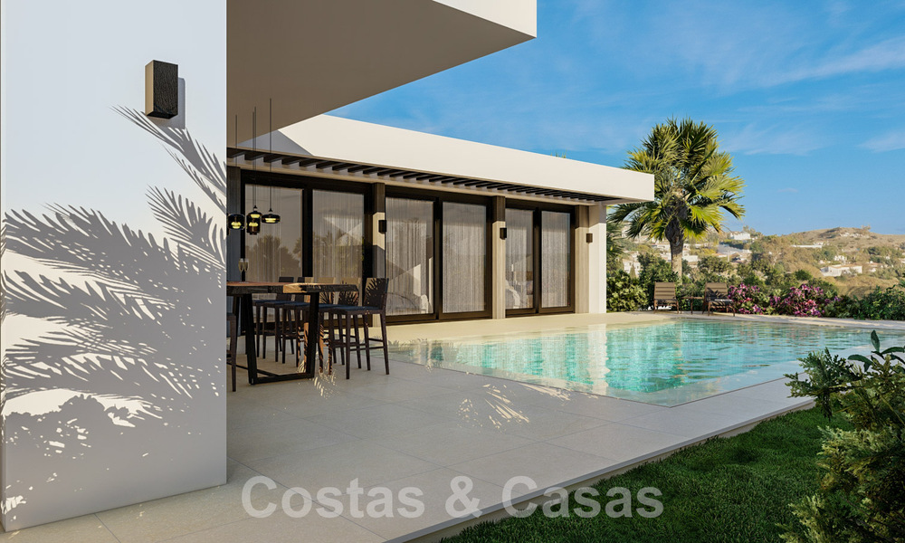 Energy-efficient new-build villas for sale with panoramic sea views in Mijas, Costa del Sol 60065