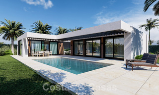 Energy-efficient new-build villas for sale with panoramic sea views in Mijas, Costa del Sol 60068 