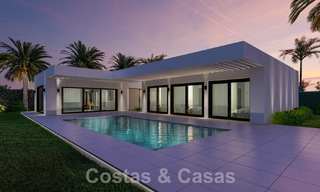 Energy-efficient new-build villas for sale with panoramic sea views in Mijas, Costa del Sol 60069 