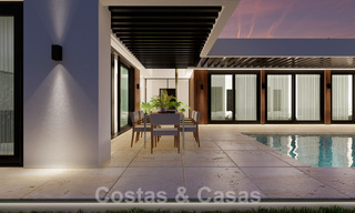 Energy-efficient new-build villas for sale with panoramic sea views in Mijas, Costa del Sol 60072 