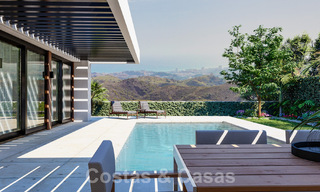 Energy-efficient new-build villas for sale with panoramic sea views in Mijas, Costa del Sol 60075 