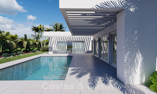 Energy-efficient new-build villas for sale with panoramic sea views in Mijas, Costa del Sol 60082 