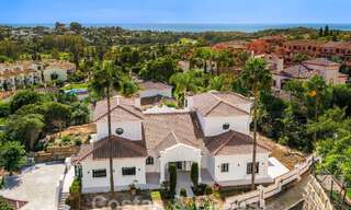Luxury villa in a classic and Andalusian architectural style w/ sea views for sale, New Golden Mile, Marbella - Estepona 60086 