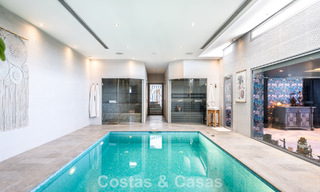 Sophisticated luxury villa for sale in exclusive golf resort with panoramic views in La Quinta, Marbella - Benahavis 60413 