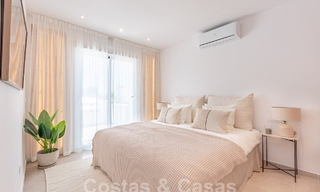 Contemporary renovated penthouse for sale with spacious terrace and sea views in La Quinta golf resort, Benahavis - Marbella 60626 