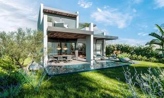 New on the market! 8 modern luxury villas, frontline golf, on the New Golden Mile between Marbella and Estepona 60514 