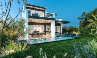 New on the market! 8 modern luxury villas, frontline golf, on the New Golden Mile between Marbella and Estepona 60516 