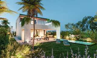 New on the market! 8 modern luxury villas, frontline golf, on the New Golden Mile between Marbella and Estepona 60524 