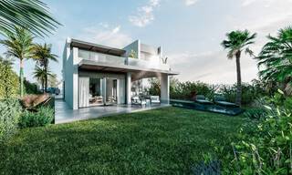 New on the market! 8 modern luxury villas, frontline golf, on the New Golden Mile between Marbella and Estepona 60547 