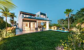 New on the market! 8 modern luxury villas, frontline golf, on the New Golden Mile between Marbella and Estepona 60548 