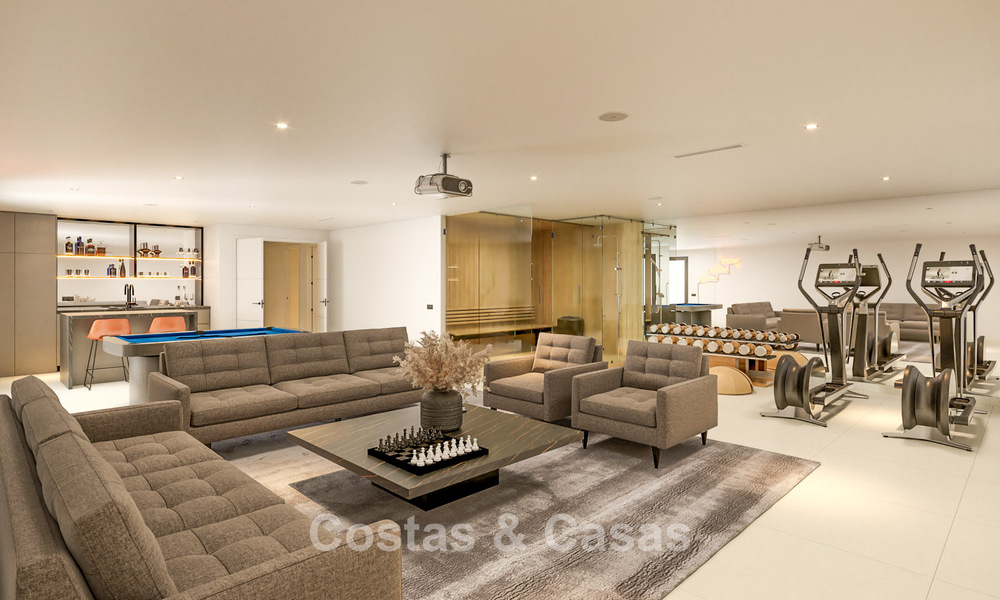 Modern luxury villas, frontline golf, on the New Golden Mile between Marbella and Estepona 792061