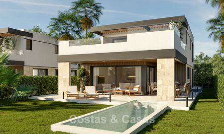Modern luxury villas, frontline golf, on the New Golden Mile between Marbella and Estepona 792062