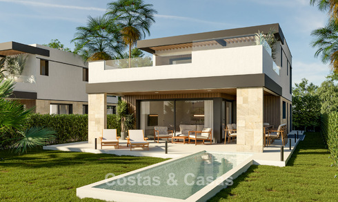 Modern luxury villas, frontline golf, on the New Golden Mile between Marbella and Estepona 792062