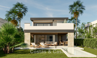 Modern luxury villas, frontline golf, on the New Golden Mile between Marbella and Estepona 792063 