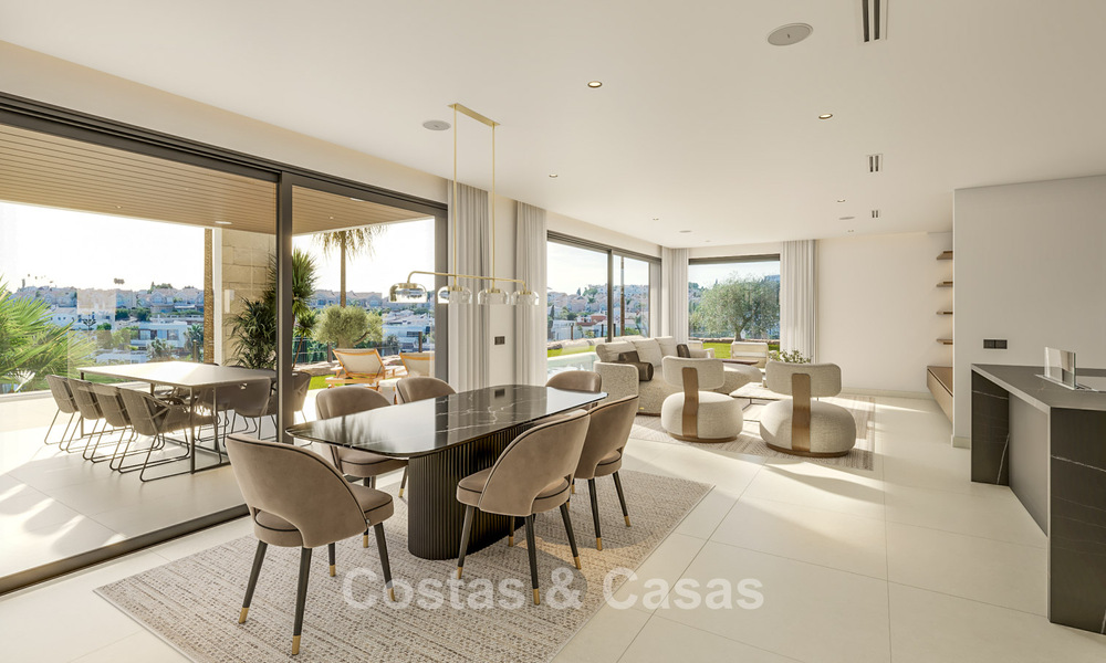 Modern luxury villas, frontline golf, on the New Golden Mile between Marbella and Estepona 792066