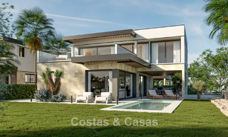 Modern luxury villas, frontline golf, on the New Golden Mile between Marbella and Estepona 792069 