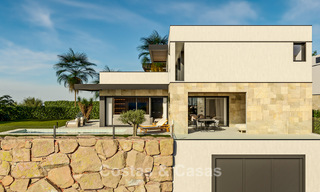 Modern luxury villas, frontline golf, on the New Golden Mile between Marbella and Estepona 792071 
