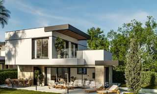 Modern luxury villas, frontline golf, on the New Golden Mile between Marbella and Estepona 792073 