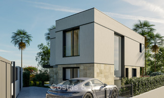 Modern luxury villas, frontline golf, on the New Golden Mile between Marbella and Estepona 792074 