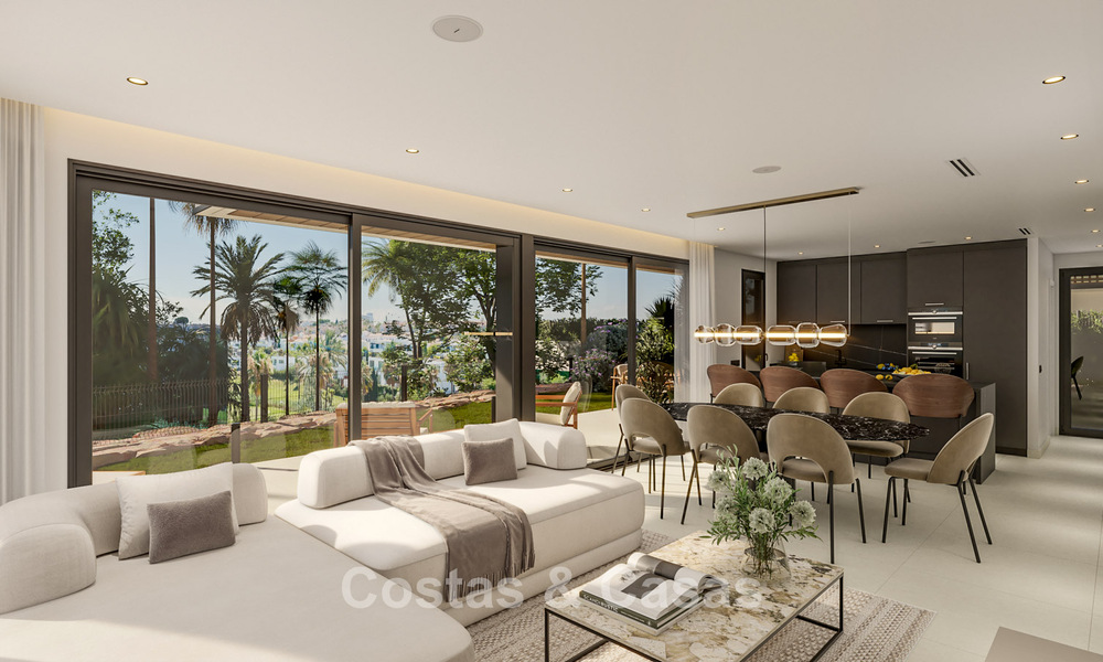 Modern luxury villas, frontline golf, on the New Golden Mile between Marbella and Estepona 792075