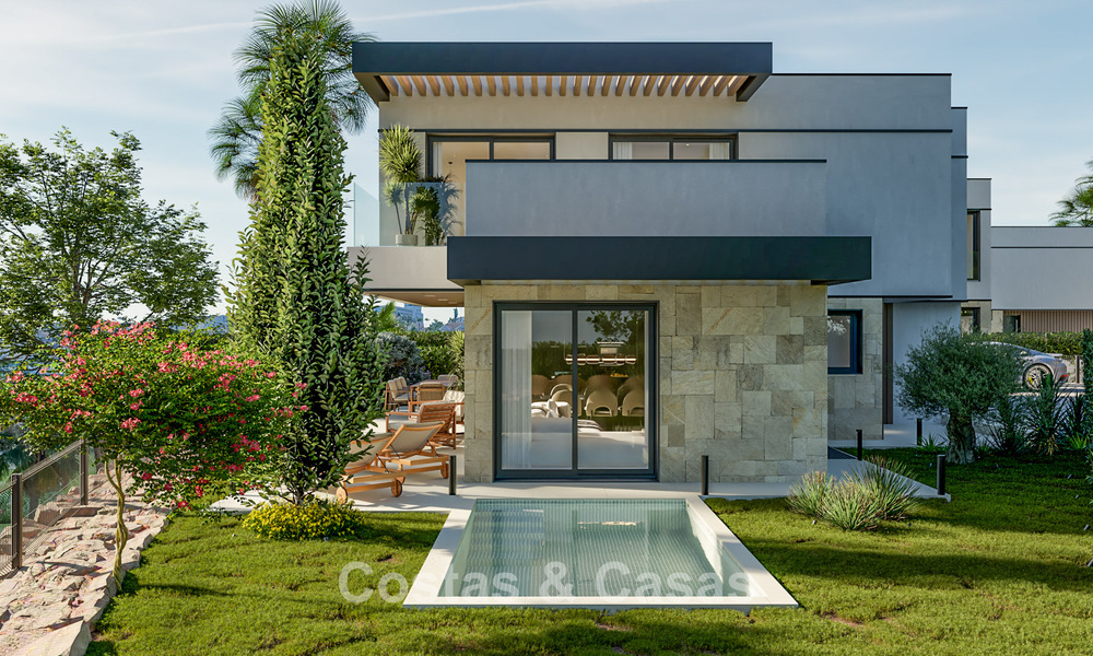 Modern luxury villas, frontline golf, on the New Golden Mile between Marbella and Estepona 792078