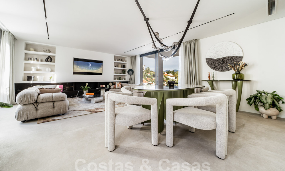 Modern renovated Mediterranean villa with fashionable interior design for sale within walking distance of Puerto Banus, Marbella 60723