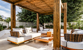 Modern renovated Mediterranean villa with fashionable interior design for sale within walking distance of Puerto Banus, Marbella 60725 