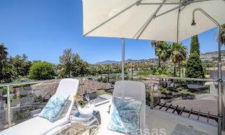 Modern luxury villa for sale looking at the golf in Nueva Andalucia, Marbella 60808 